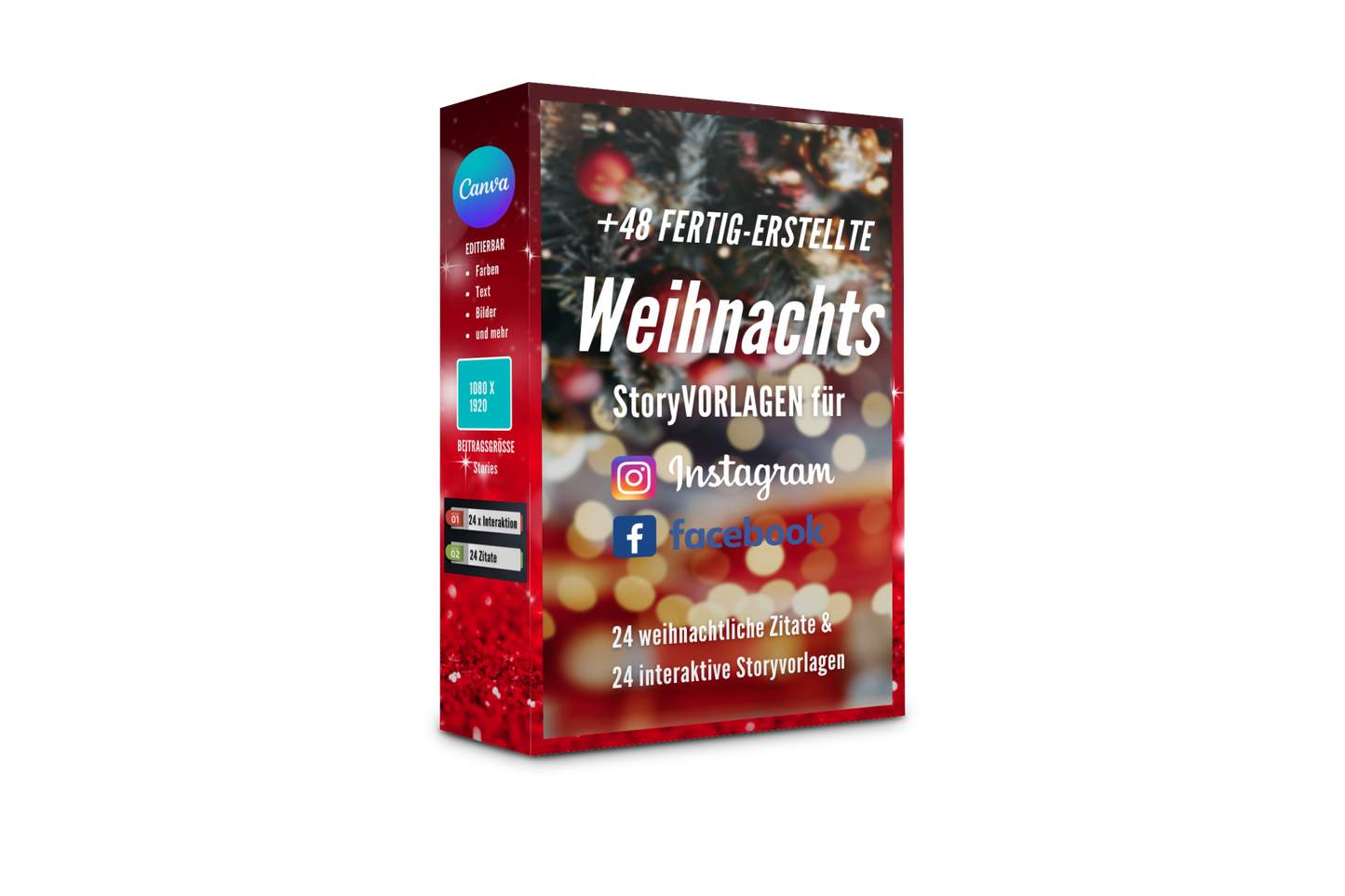 48 weihnachtliche Storyvorlagen