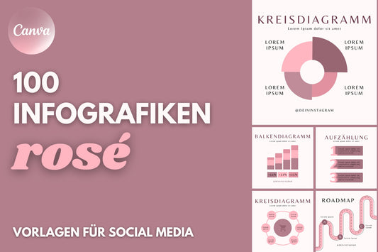 100 Social Media Infografiken | rosé