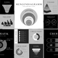500 Social Media Infografiken | schwarz/grau