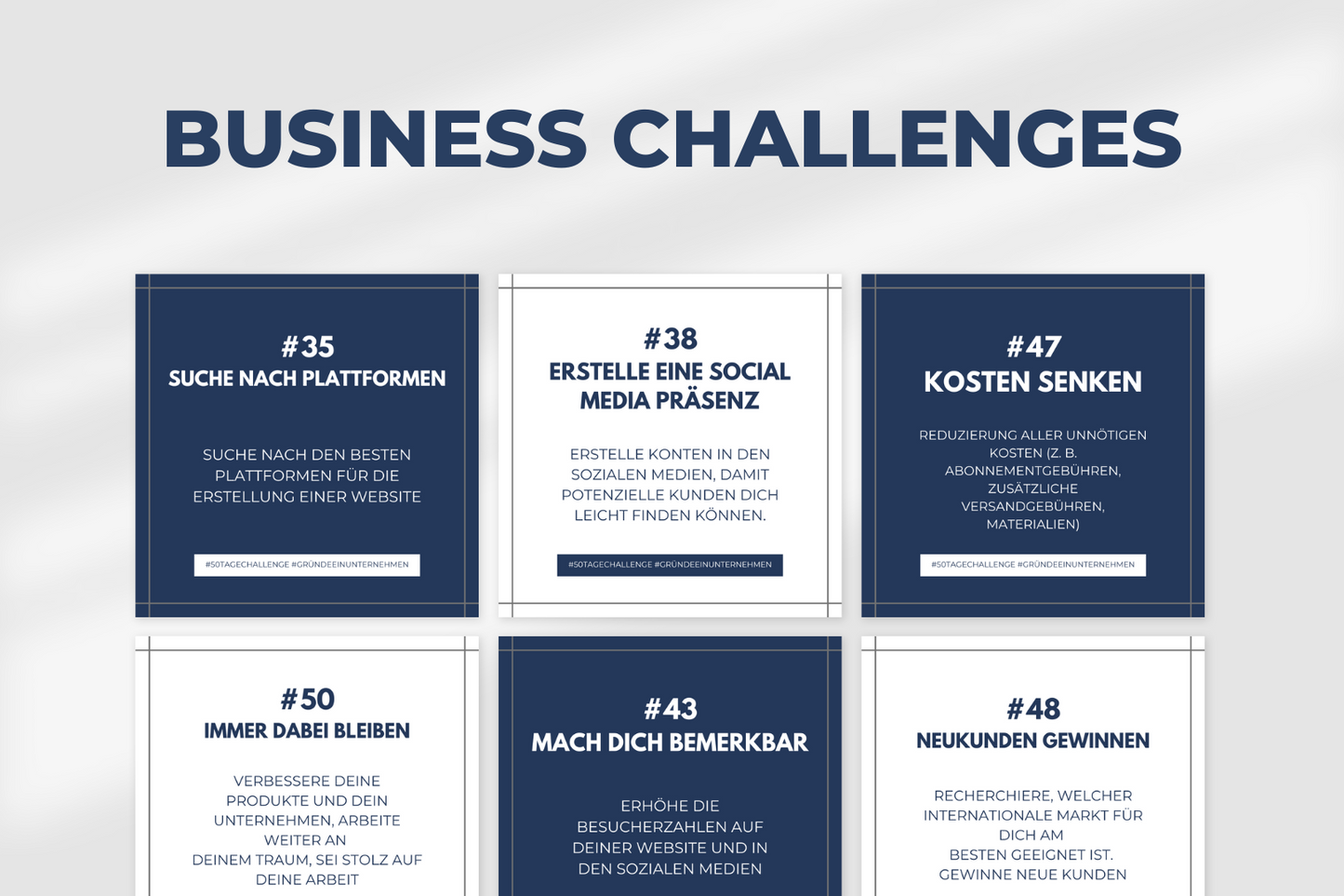300 Business Coaching Vorlagen für Social Media